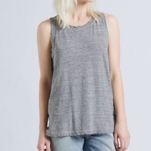 Current/Elliott The Muscle T-Shirt in Racer Stripe | Size XS